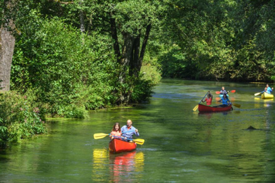 Paddeln auf der Pegnitz