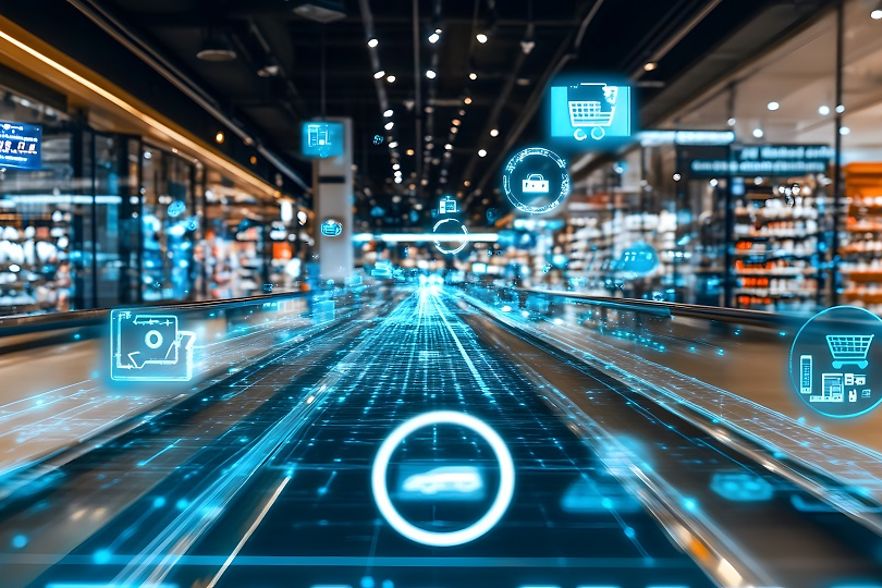 Innovative Ladenöffnungszeiten: Wirtschaft und Kommunen stellen Reformvorschläge vor Laden mit digitalen Symbolen